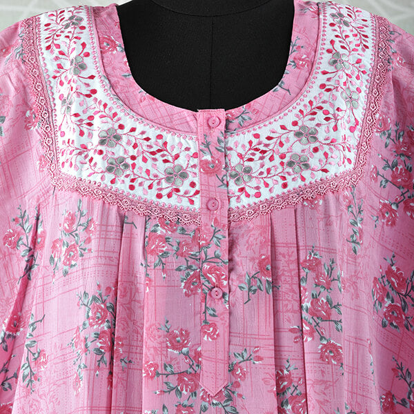 Shandar Nighty Rayon Pleated 2XL Size