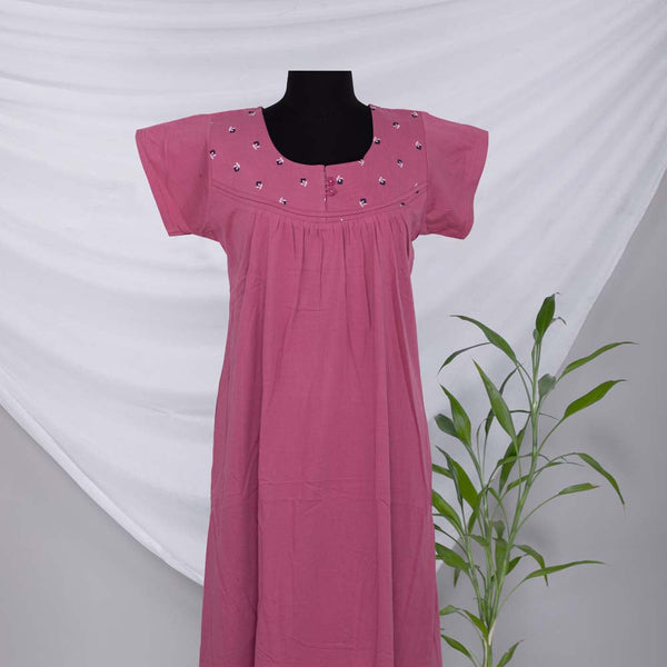 Nstyle Hosier Nighty PLEATED L