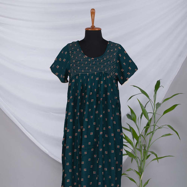 Nstyle Rayon Nighty PLEATED 2XL