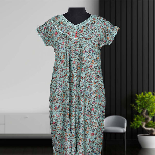 Nstyle Rayon Nighty PLEATED M