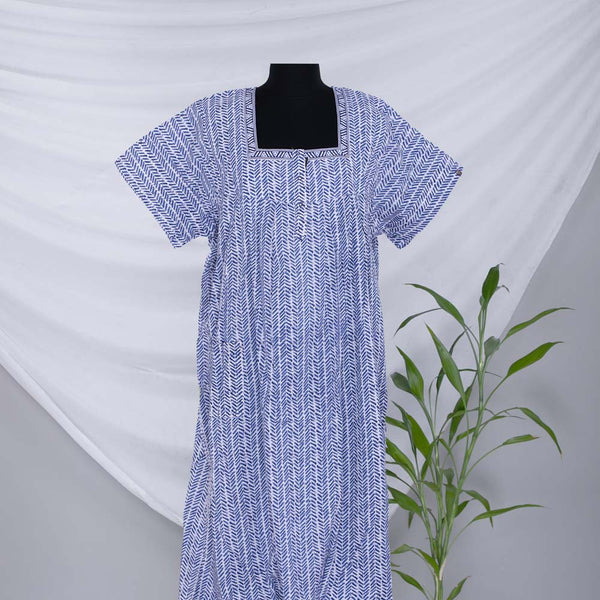 YAVONNE Cotton Nighty PLEATED 3XL