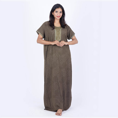 SHANDAR Rayon Nighty ALINE L