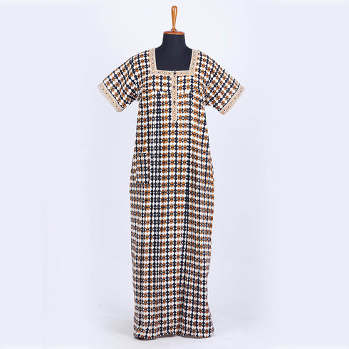 RELAX Cotton Nighty PLEATED XL