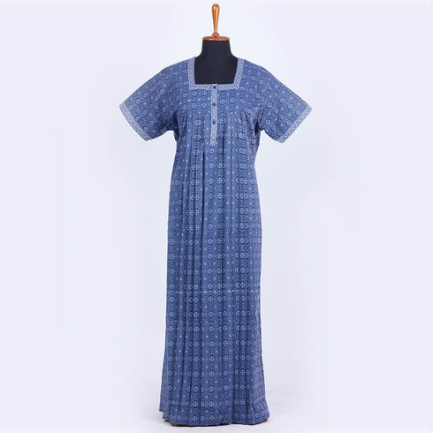 RELAX Cotton Nighty PLEATED XL