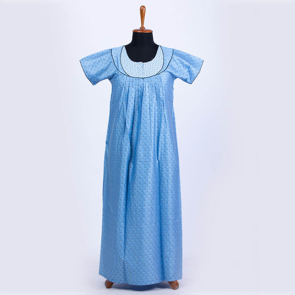 Nstyle Cotton Nighty PLEATED M