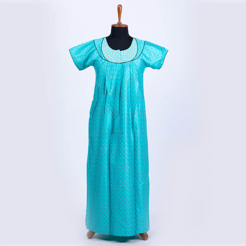 Nstyle Cotton Nighty PLEATED M