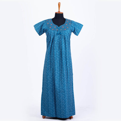 Nstyle Cotton Nighty PLEATED M