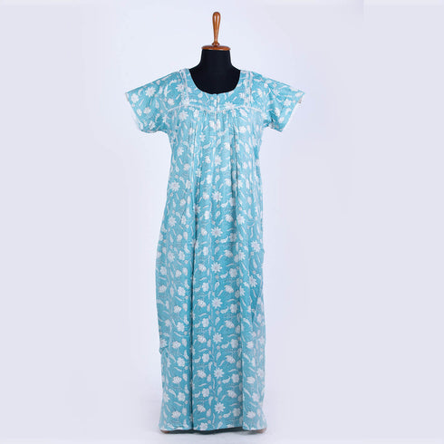 Nstyle Rayon Nighty PLEATED L