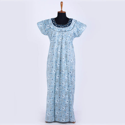 Nstyle Rayon Nighty PLEATED L
