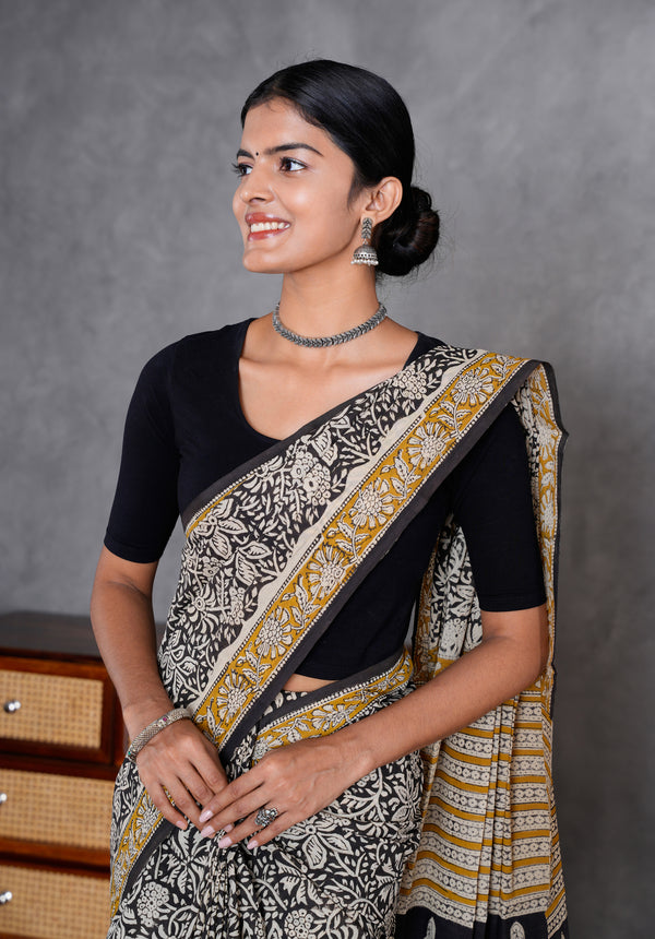 Jaipur Hand Block Print Saree