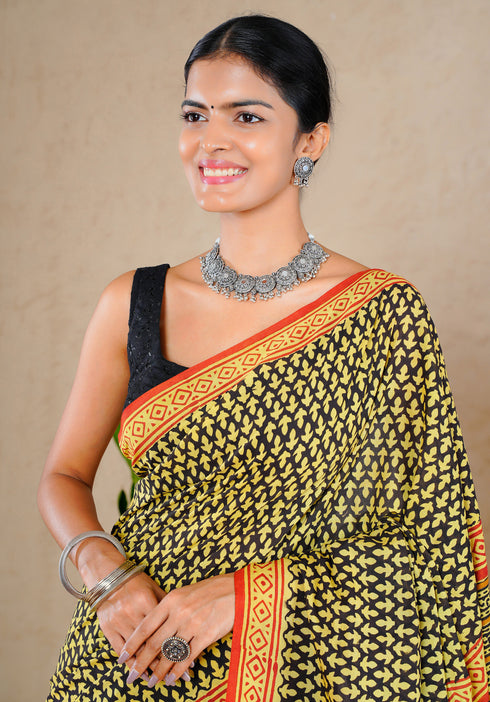 Jaipur Hand Block Print Sarees