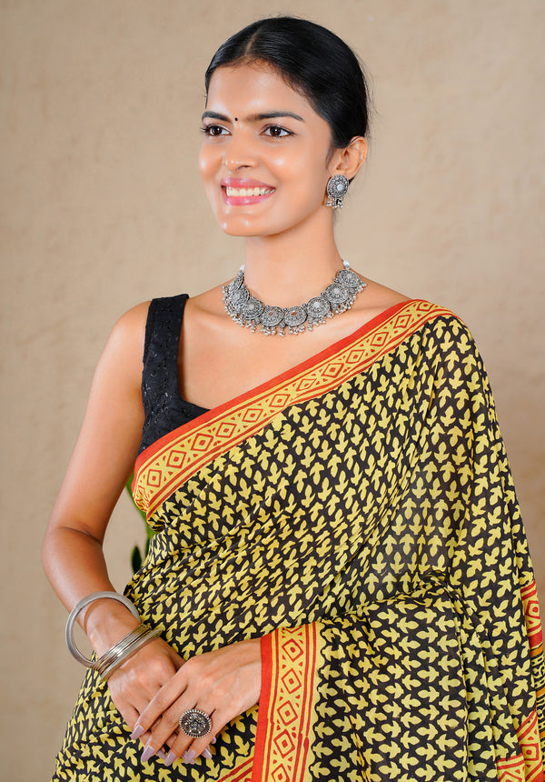 Jaipur Hand Block Print Sarees