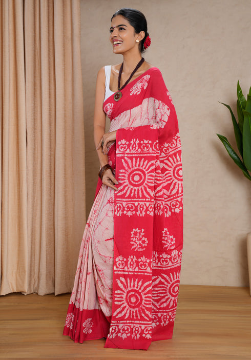 Jaipur Hand Block Print Saree