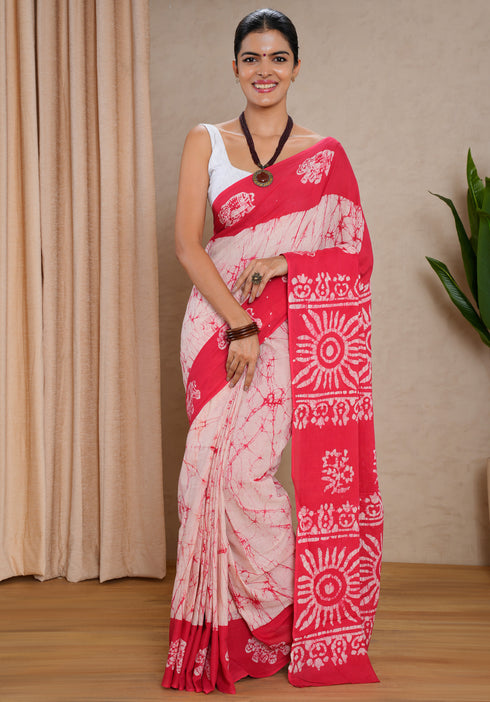 Jaipur Hand Block Print Saree