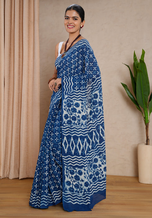 Jaipur Hand Block Print Saree