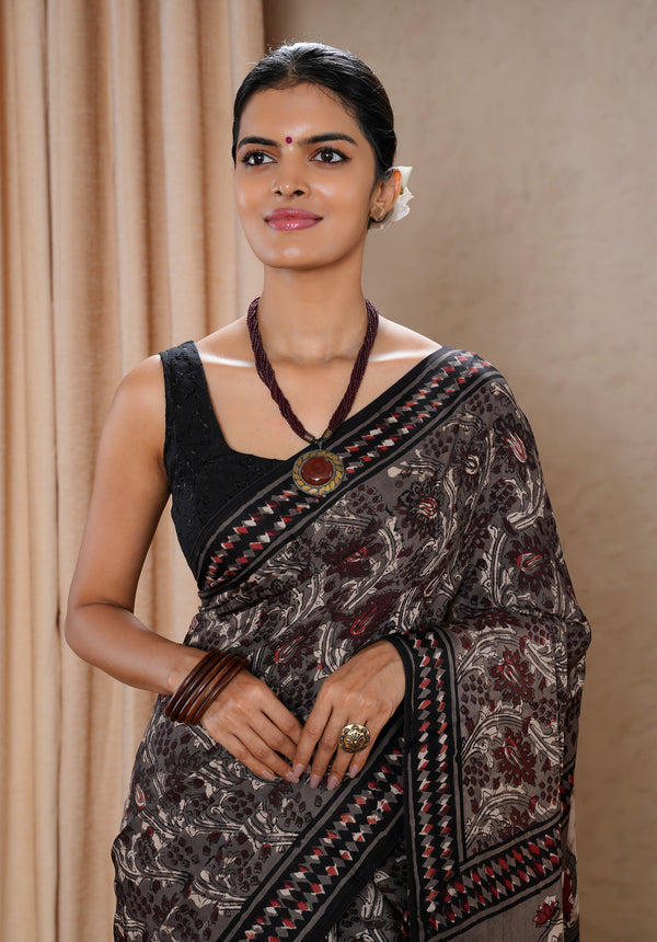 Jaipur Hand Block Print Saree
