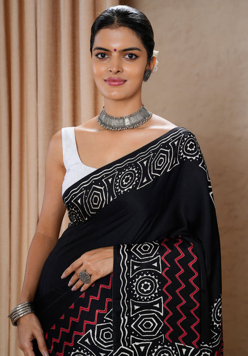 Jaipur Hand Block Print Saree