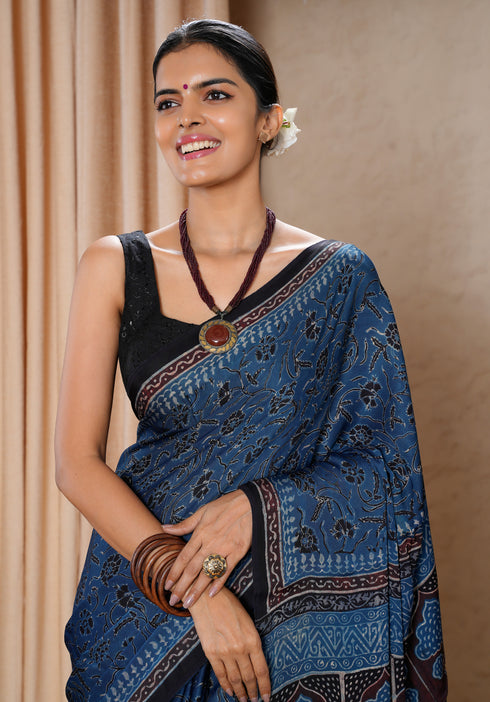 Jaipur Hand Block Print Saree