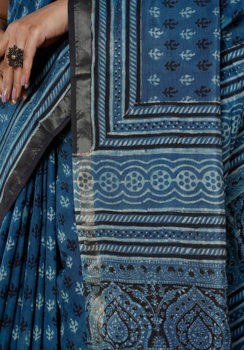 Jaipur Hand Block Print Saree