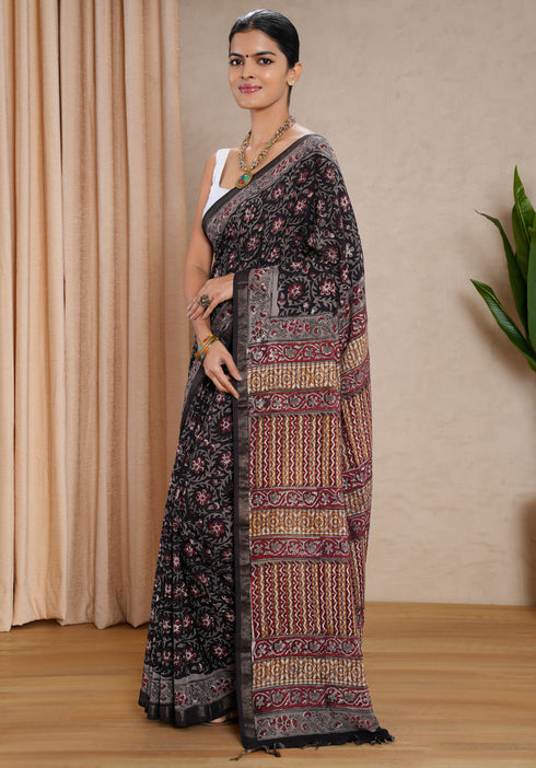 Jaipur Hand Block Print Saree