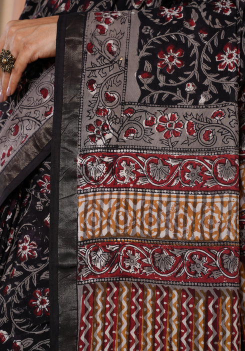 Jaipur Hand Block Print Saree