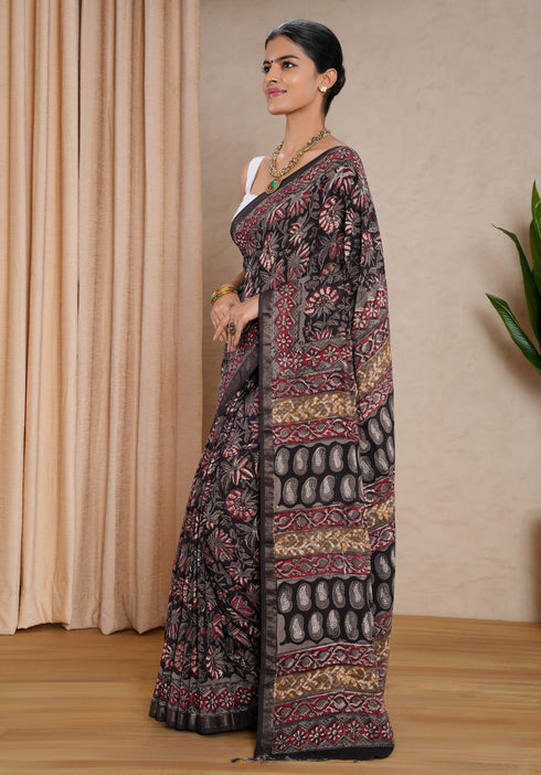 Jaipur Hand Block Print Saree