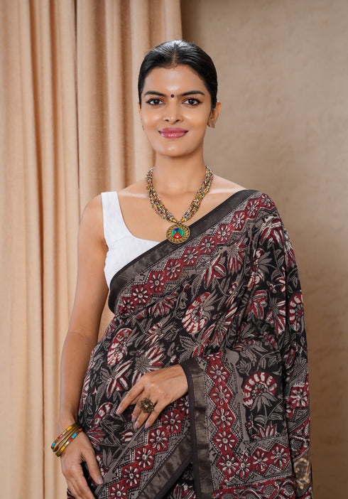 Jaipur Hand Block Print Saree