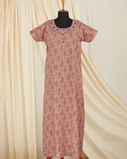 Relax Cotton Nighty Aline (Size L)