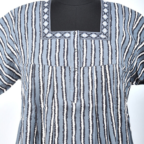 Yavonne Cotton Nighty Pleated (Size M)