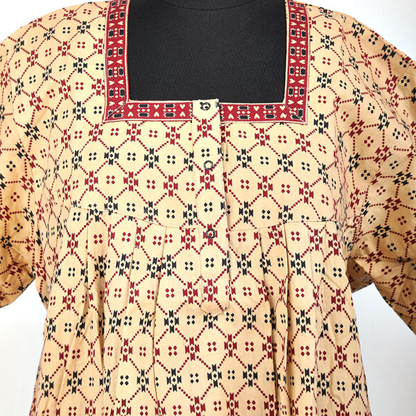 Yavonne Cotton Nighty Pleated (Size XL)