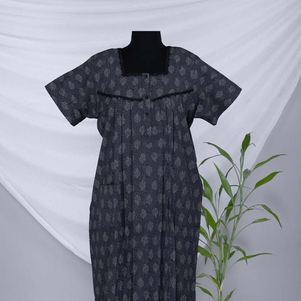 Relax Cotton Nighty Pleated (Size XL)