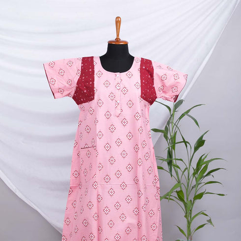 Nstyle Cotton Nighty Aline (Size XL)