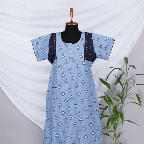 Nstyle Cotton Nighty Aline (Size XL)