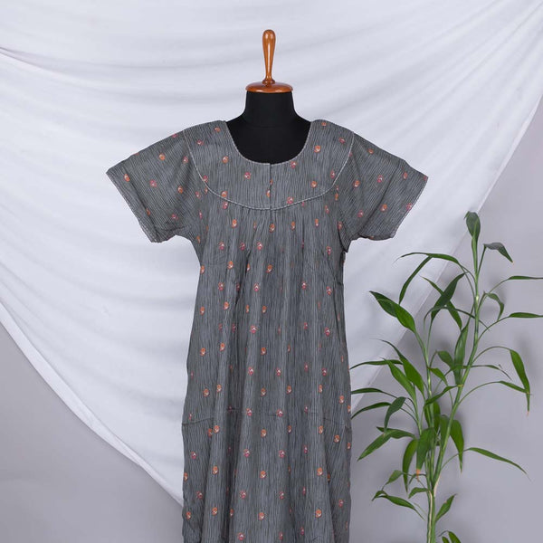 Nstyle Rayon Nighty Pleated (Size 2XL)