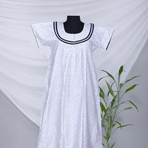 Nstyle Cotton Nighty Pleated (Size XL)