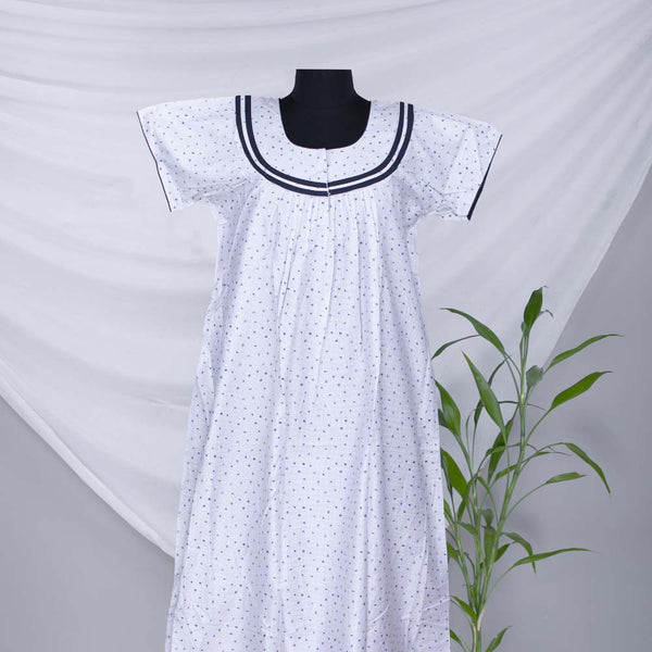 Nstyle Cotton Nighty Pleated (Size XL)