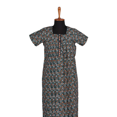 Relax Cotton Nighty Pleated (Size S)