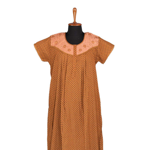 Shandar Crush Nighty Pleated (Size L)