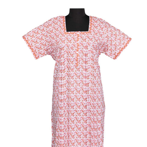 Relax Cotton Nighty Feeding (Size 2XL)